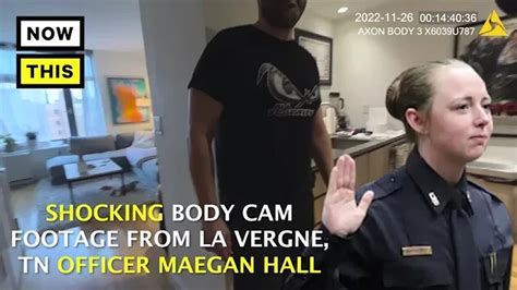 meagan hall video|Tennessee Officer Maegan Hall 2022 Body Cam Footage Released